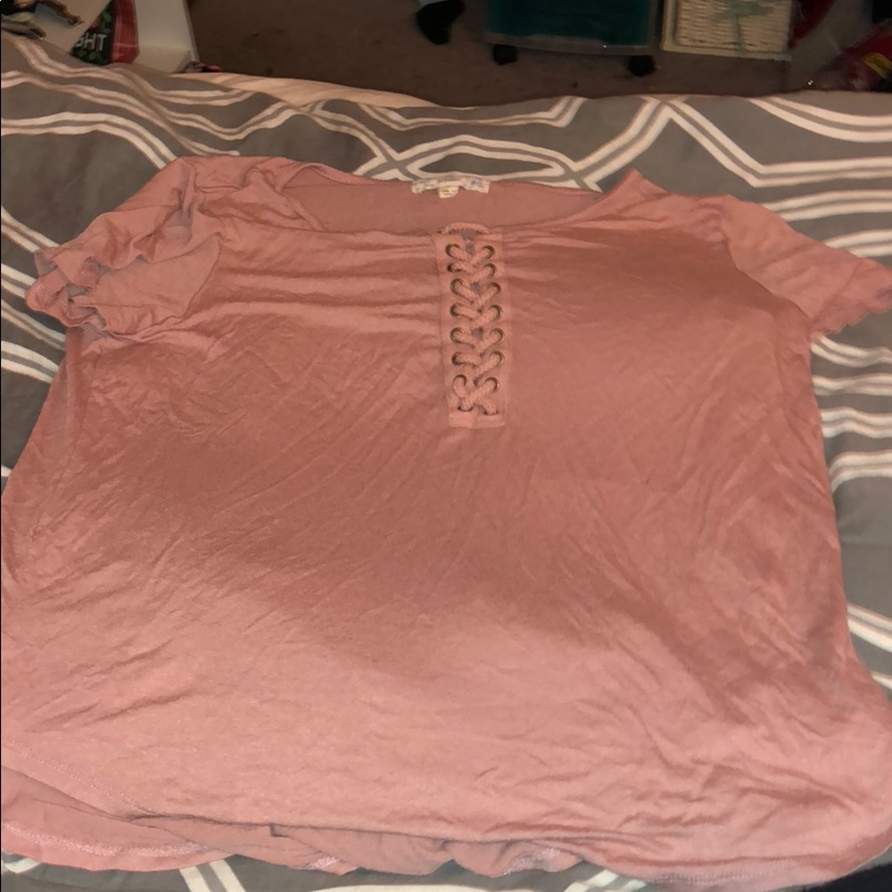 Lace up top